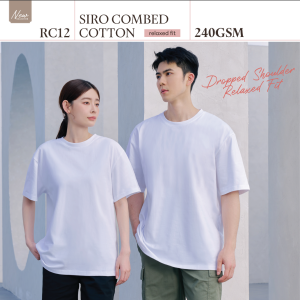 T Shirt Cotton Round Neck RNSS Oversize RC12