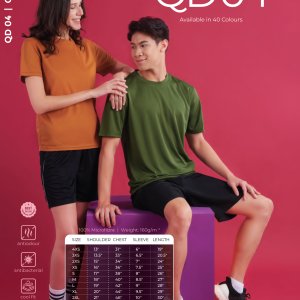 T Shirt Microfibre RN Short QD04