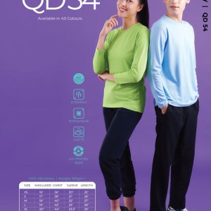 T Shirt Microfibre RN Long QD 54