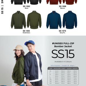 Uniform Jacket Sweatshirt Hoodie Full Zip  SS 15