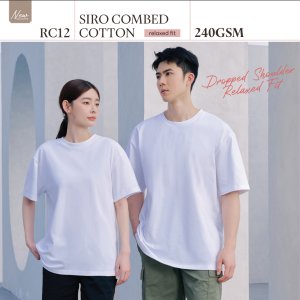 T Shirt Cotton Round Neck RNSS Oversize RC12